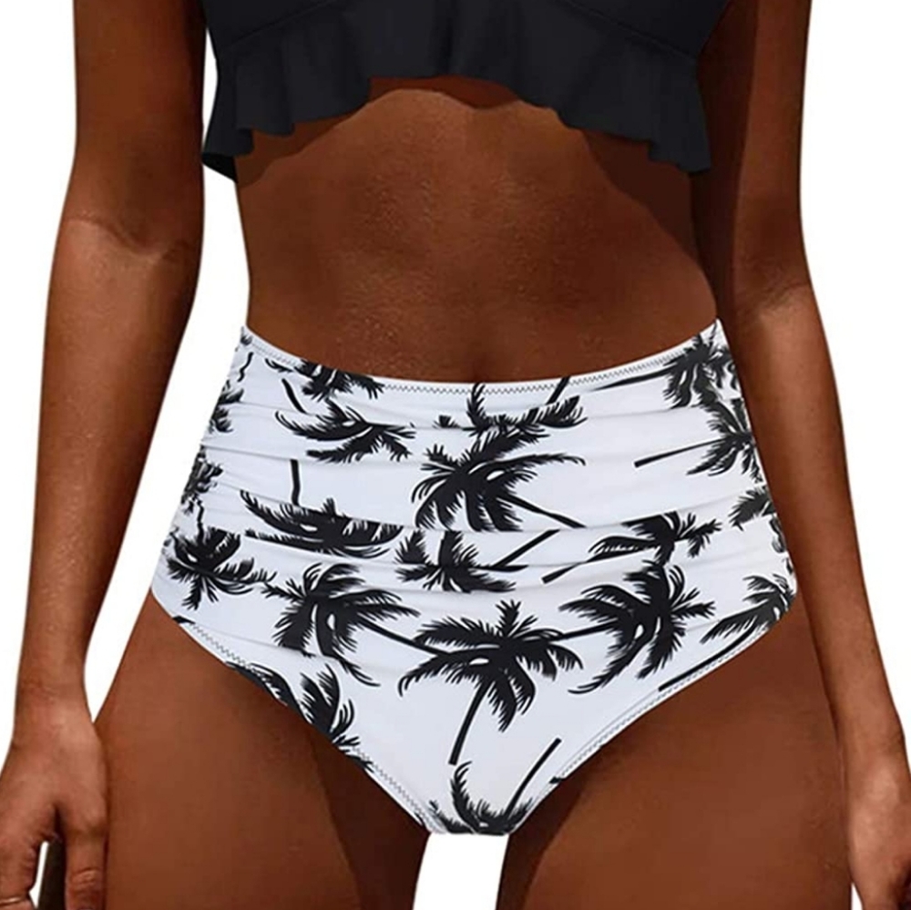 High waisted swimsuit bottom